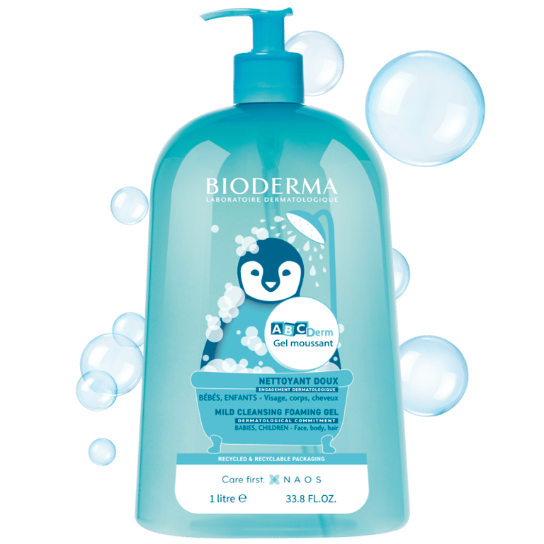 ABCDerm Gel Espuma Limpiadora Suave 1000 ml de Bioderma
