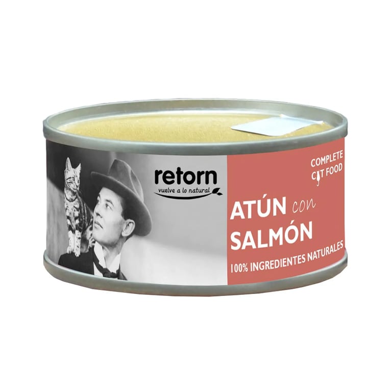 Comida Húmeda Para Gatos De Atún Con Salmón