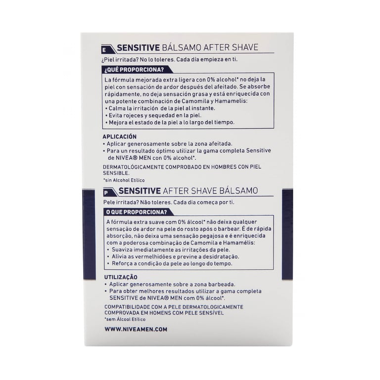 Men Sensitive Bálsamo After Shave 100 ml de Nivea