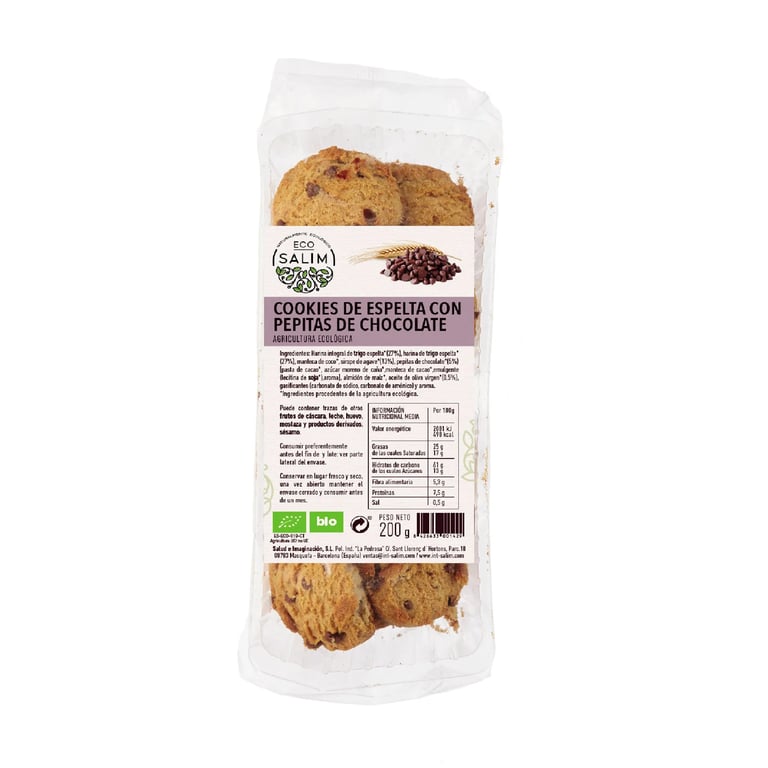 Cookies Complet À L’Épeautre Aux Pépites De Chocolat
