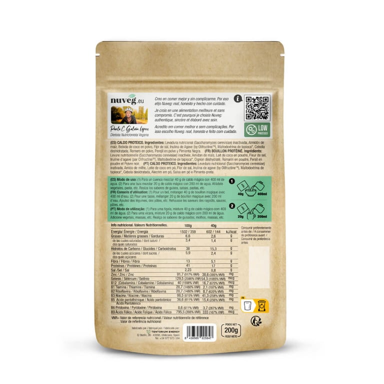 Caldo Proteico 200g de Nuveg