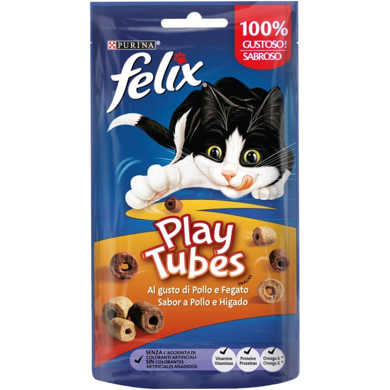 Play Tubes Snack Pollo e Higado