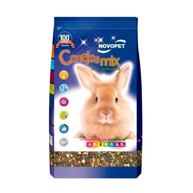 Alimento Conejos Mix 4 Kg