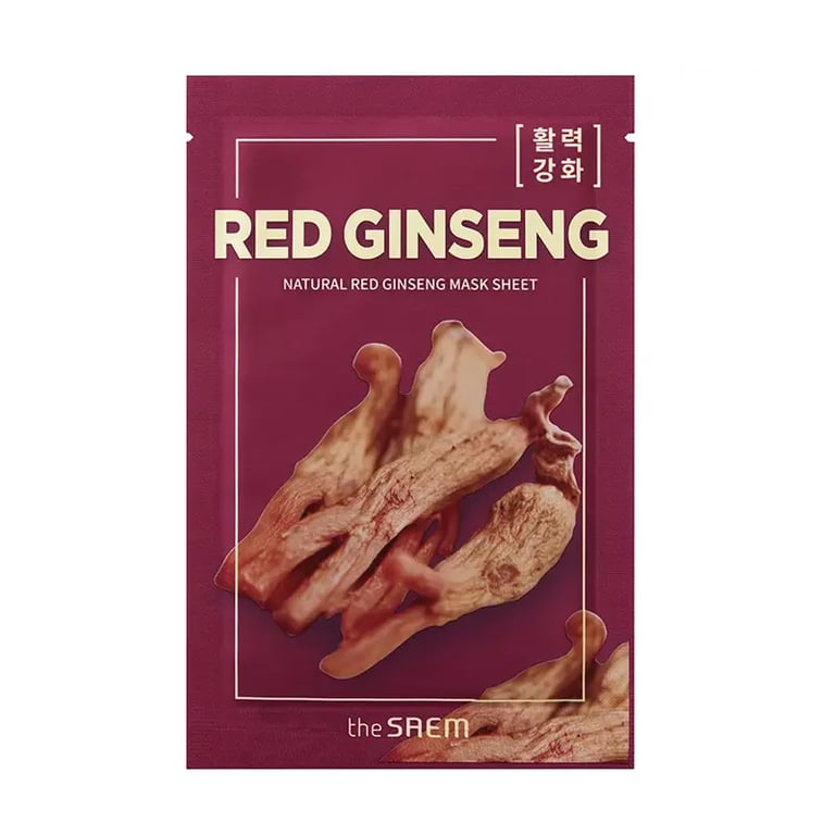 Mascarilla Natural Ginseng Rojo