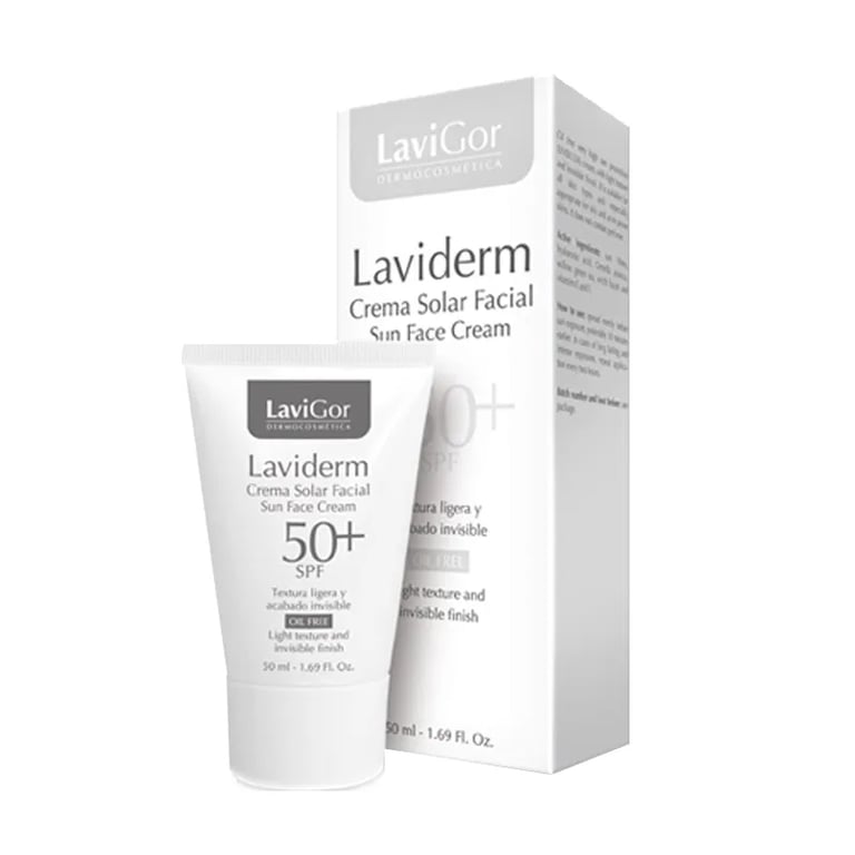 Laviderm Crème Solaire Visage SPF50 + Oil Free