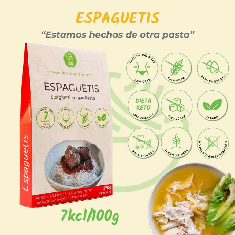 Espaguetis De Konjac 270g de The Konjac