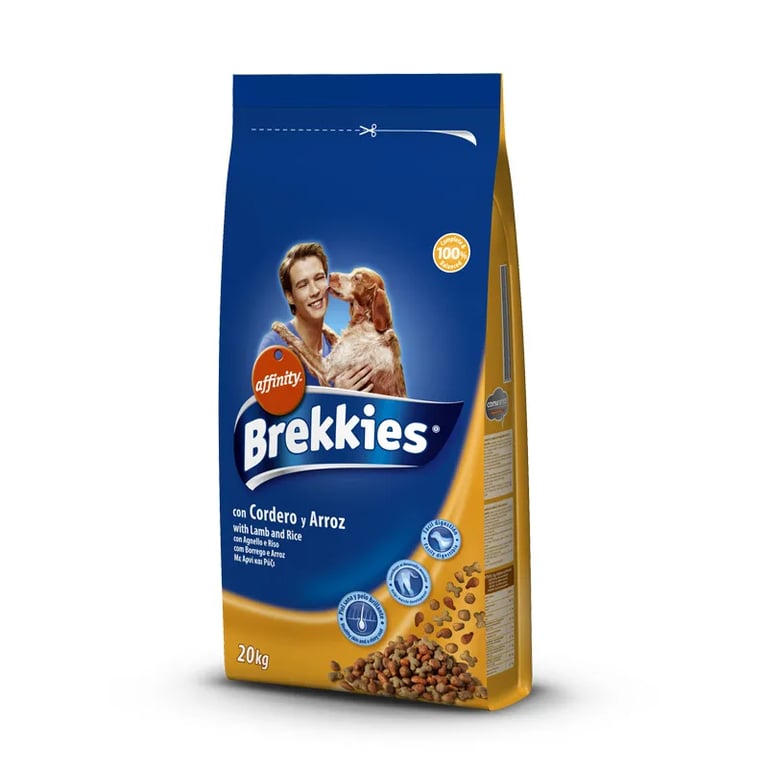 Brekkies Pienso Para Perros Cordero y Arroz 20 Kg