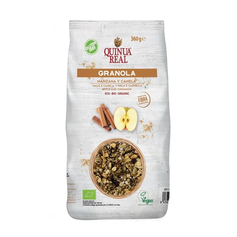 Müsli Apfel und Bio-Zimt