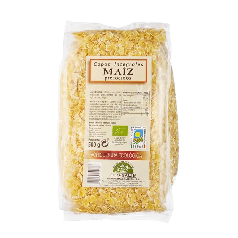 Flocons Intégraux de Maïs Précuits Bio