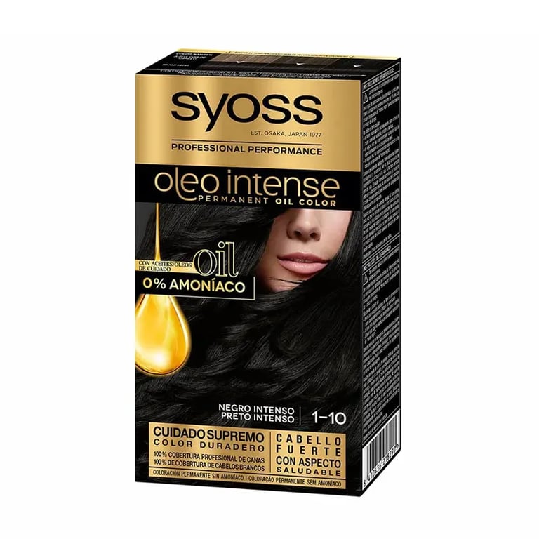 Oleo Intense Ammoniakfreie Farbe #1.10 Intensives Schwarz