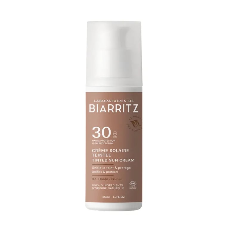 Crema Solar Color Dorado SPF 30