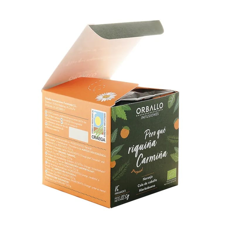 Infusión ECO Pero Qué Riquiña, Carmiña