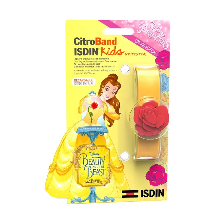 CITROBAND ISDIN KIDS UV TESTER PULSERA ANTIMOSQUITOS BELLA Y BESTIA