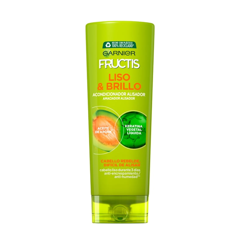 Fructis Liso Y Brillo Acondicionador 300 ml de Garnier - imagen 6 de 15