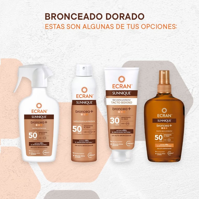 Sunnique Broncea+ Aceite Seco Protector SPF30 100 ml de Ecran