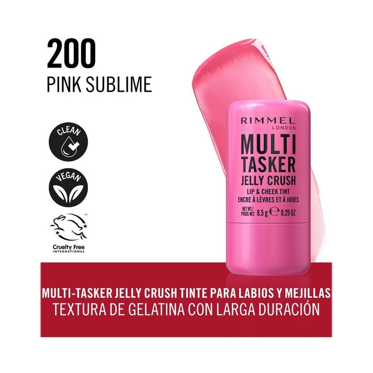 Multi-Tasker Jelly Crush #150 Red Pepper de Rimmel London - imagen 5 de 7