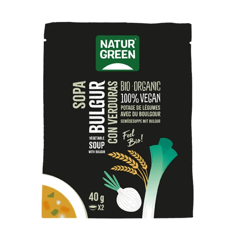 SOPA BULGUR CON VERDURAS BIO