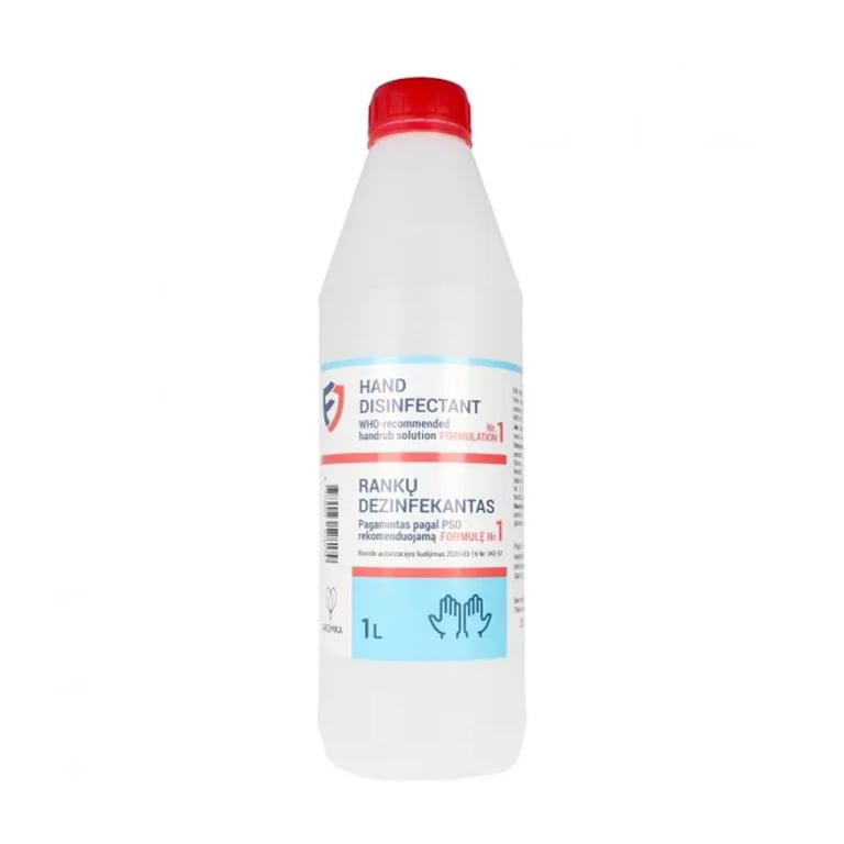 Hand Disinfectant Handrub Solution 80% Alcohol