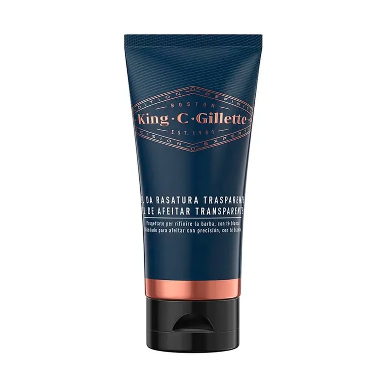King C Gillette Gel da Barba Trasparente