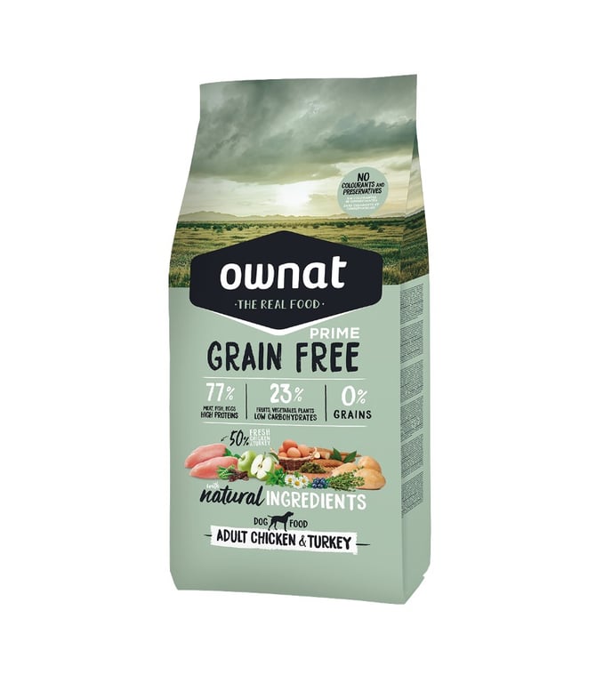 Prime Grain Free Adult Chicken Turkey Dog