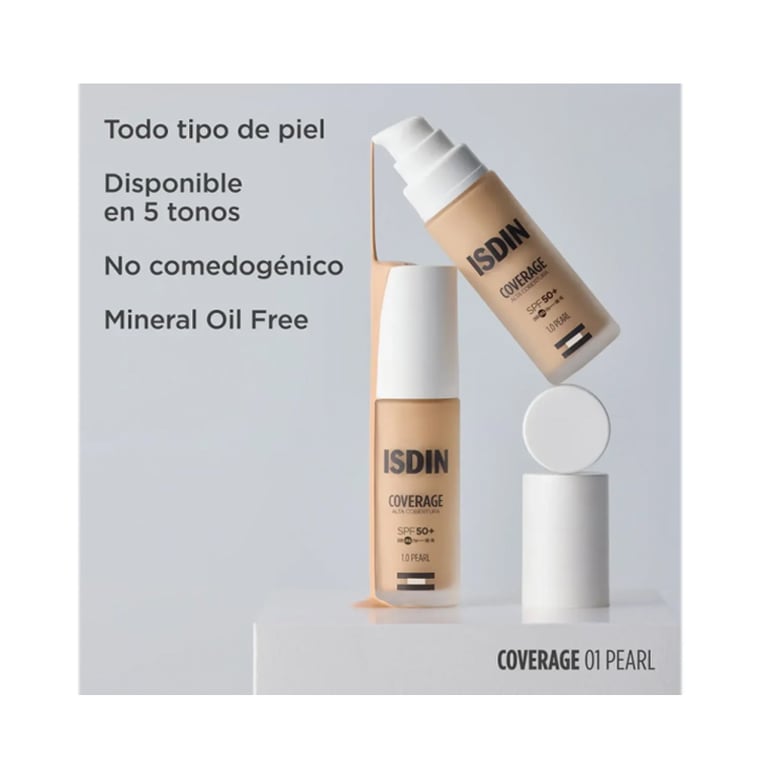 Coverage SPF50+ Pearl 30g de Isdin
