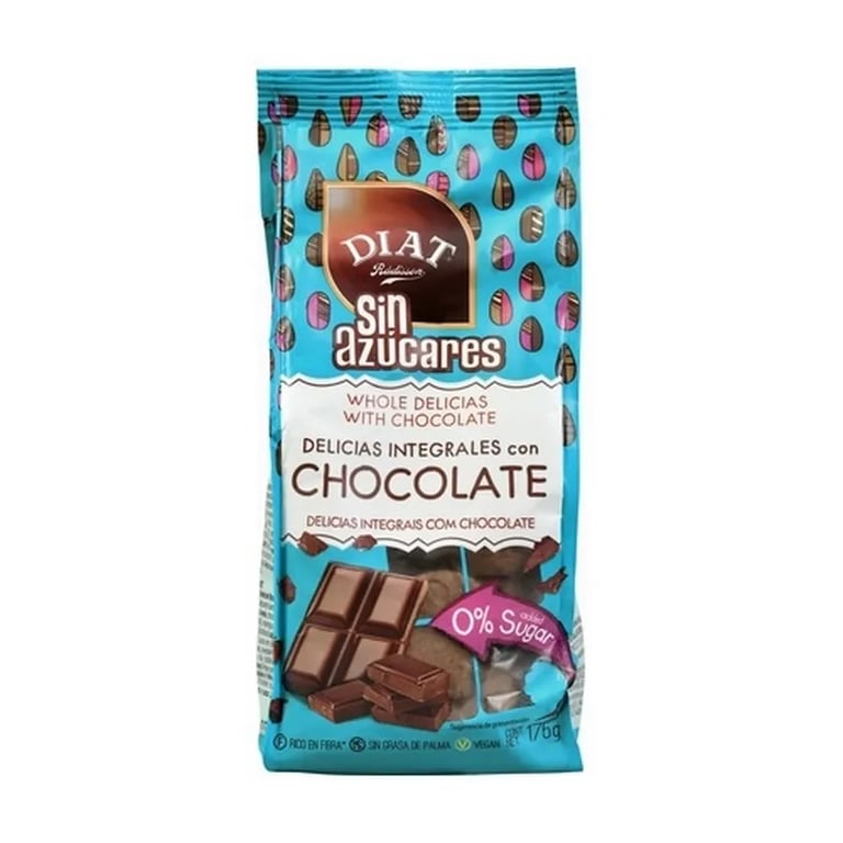Delicias Integrales Chocolate Vegan Sin Azúcar