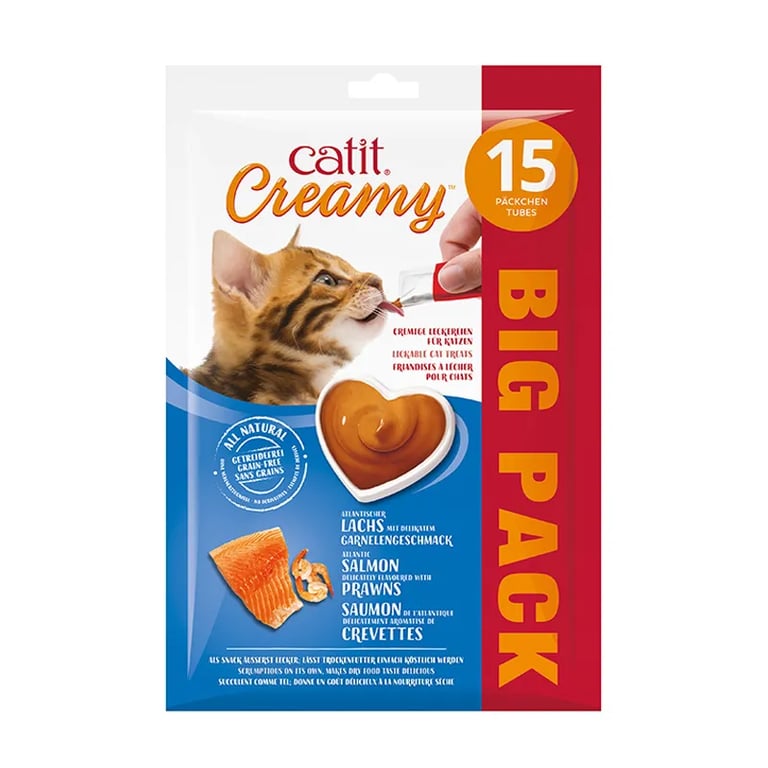 Big Pack Creamy Snack Cremig Lachs und Garnelen