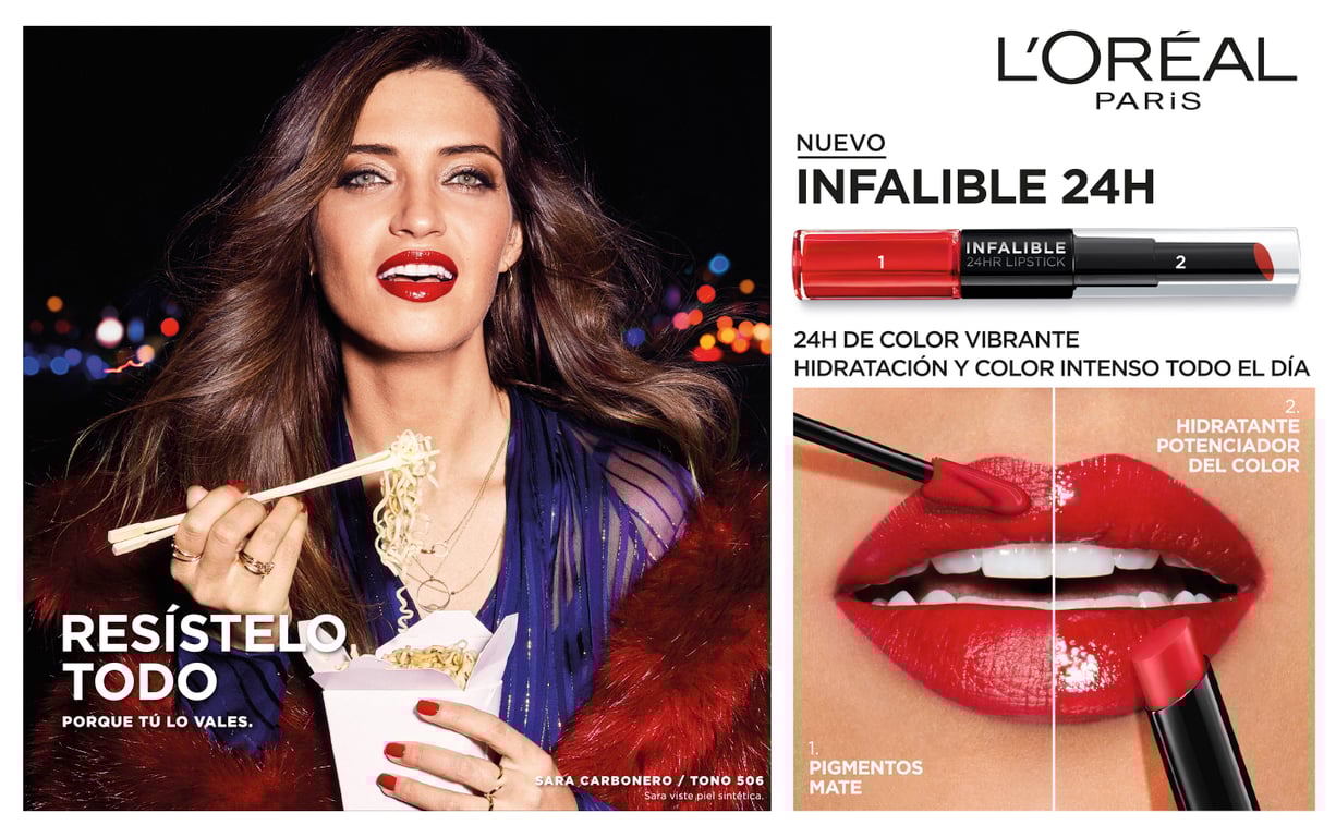 Infaillible 24H Lipstick #501 - Timeless Red von L'Oreal Make Up