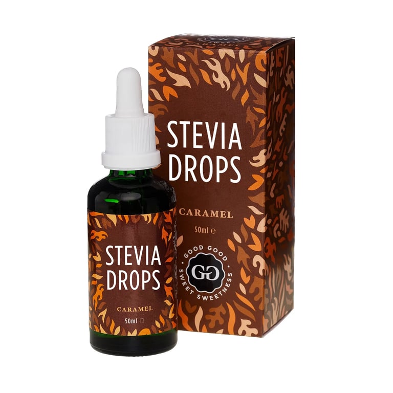 Gotas De Stevia Sabor Caramelo