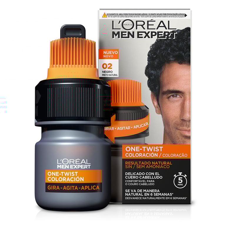 Men Expert One Twist Coloration 02 Noir de L'Oreal Paris