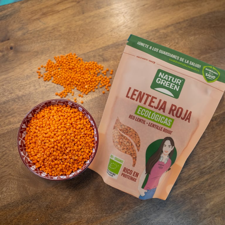 Lentilha Vermelha Sem Glúten Bio 500g da NaturGreen
