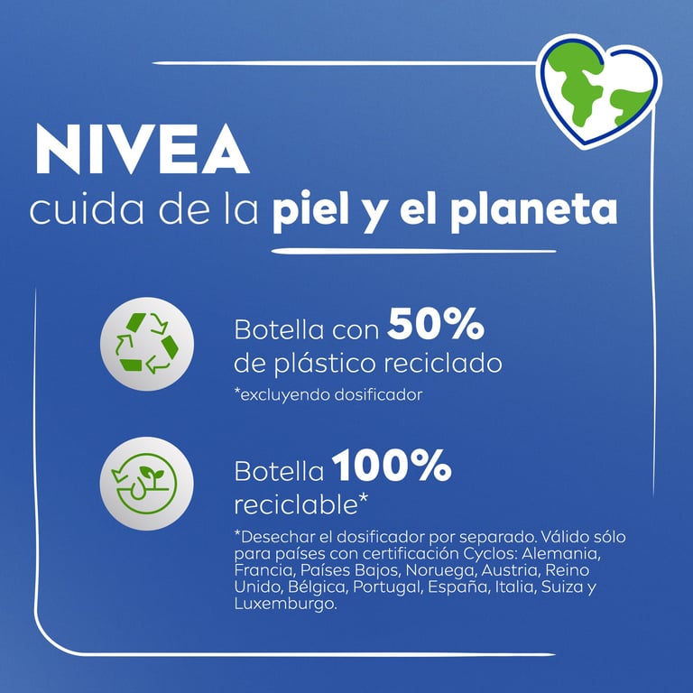 Repara Cuida Body Milk 72H 400 ml de Nivea