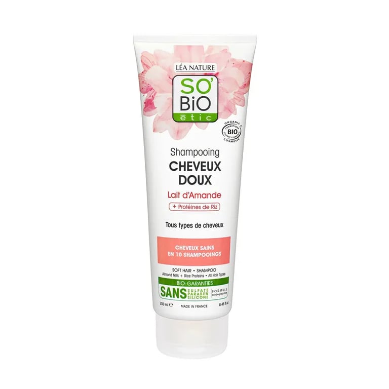 Shampoo Delicato Latte Mandorle e Proteina di Riso Bio