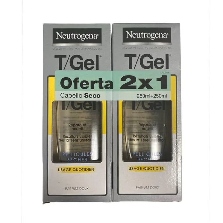 T-Gel Champú Anticaspa Cabello Seco Lote