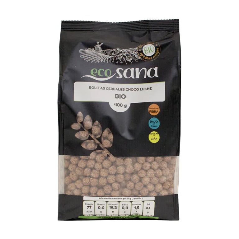 BOLITAS DE CEREALES CHOCO LECHE BIO
