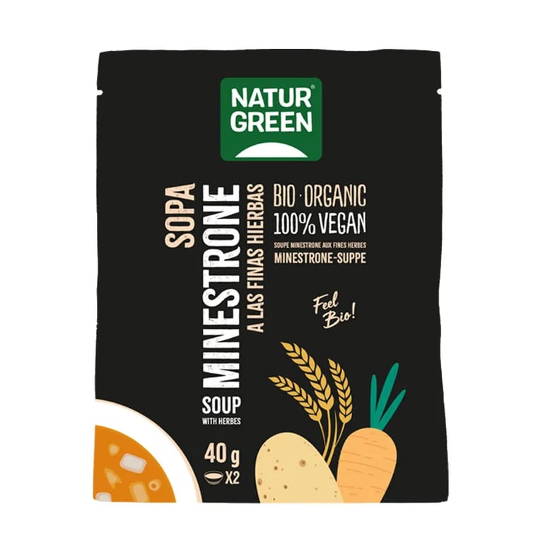 SOPA MINESTRONE A LAS FINAS HIERBAS BIO