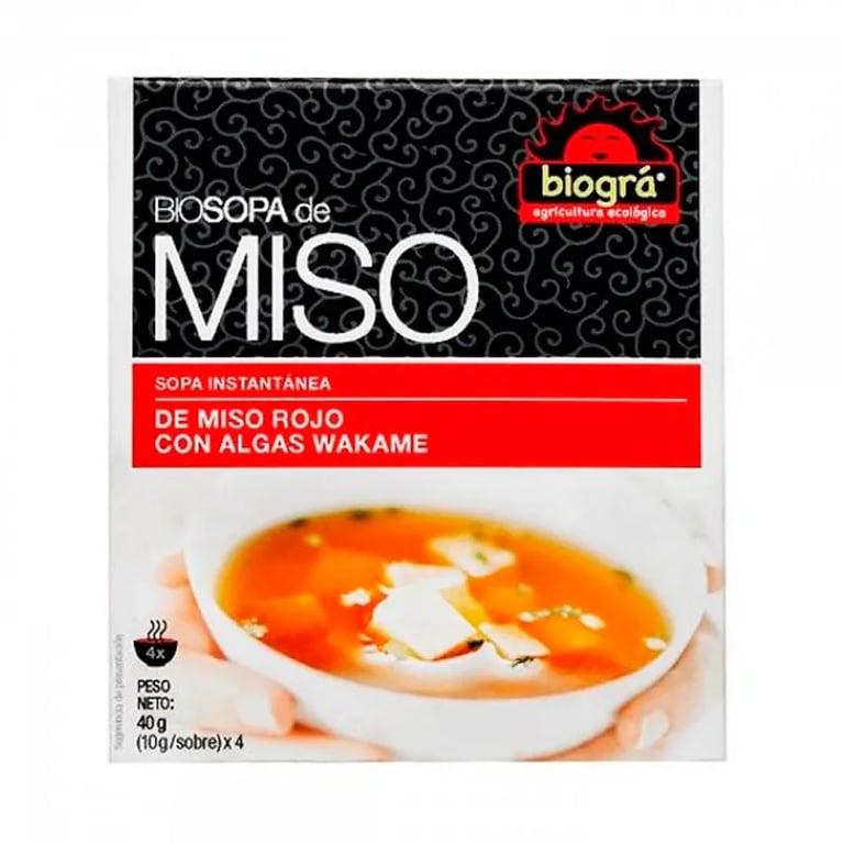 Sopa De Miso Rojo Con Algas Wakame