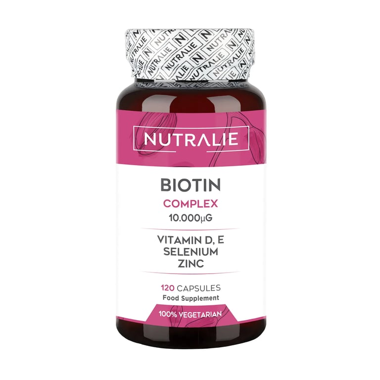 Biotina Complex 10000 mcg Pelo Piel y Uñas