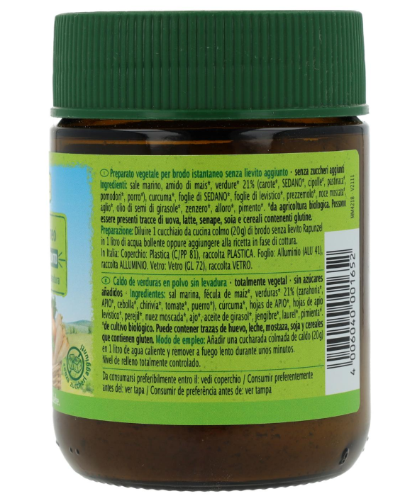 Gemüsebrühe Ohne Hefe Brodo Bio 140g von Rapunzel