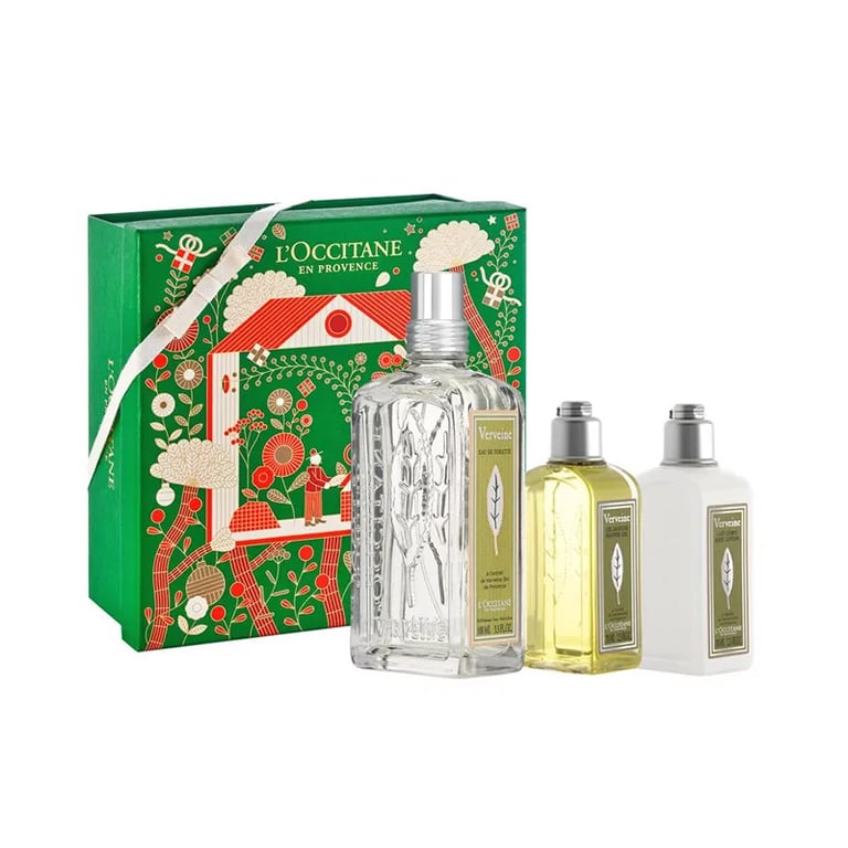 Coffret Parfum Verveine Lot de 3 Pièces EDT 100 ml