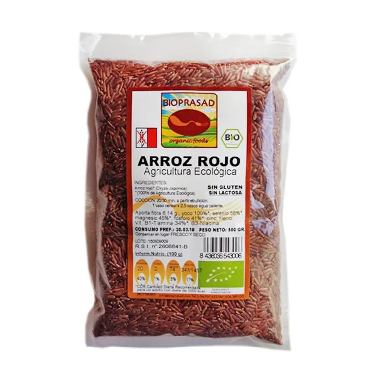 Arroz Rojo Sin Gluten Bio