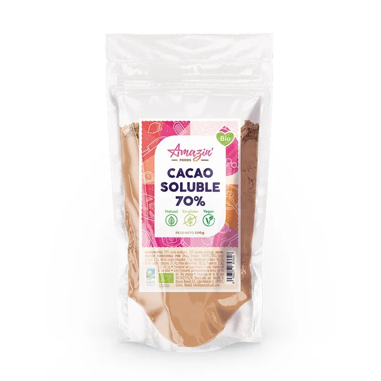 Cacao Solubile Bio 70% Cacao 30% Panela