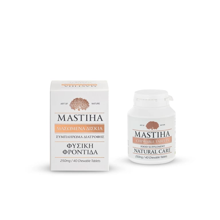 Tabletas Masticables de Mastiha de Quíos