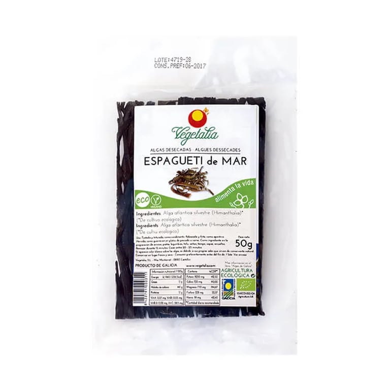 Alghe Spaghetti Disidratate Eco Vegan