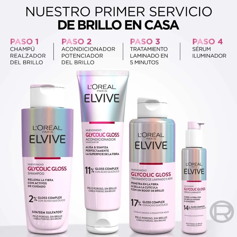 Laminierbehandlung 5 Min Glycolic Gloss 200 ml von Elvive