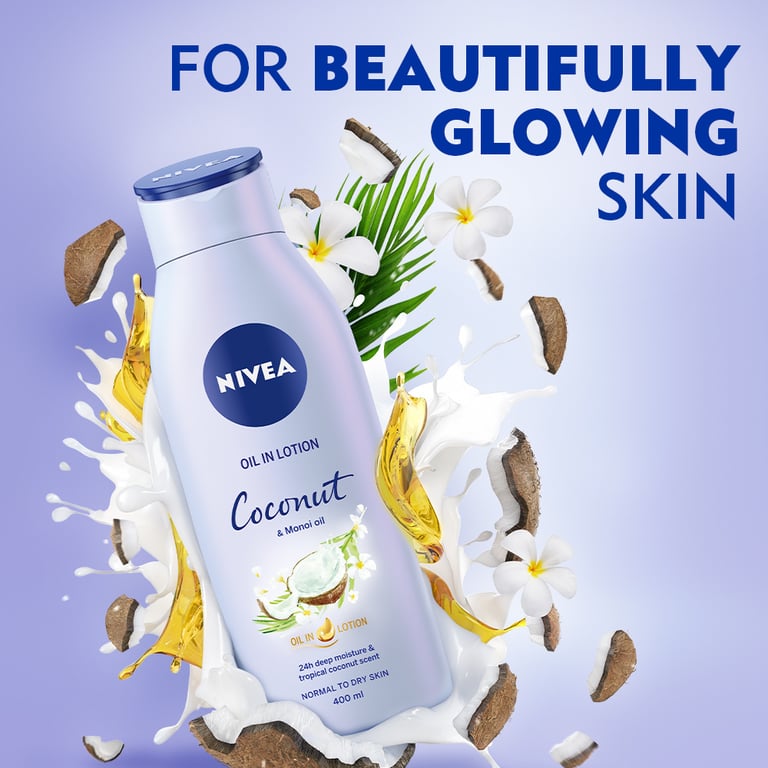 Öl-Lotion Kokosnuss Monoi-Öl 400 ml von Nivea