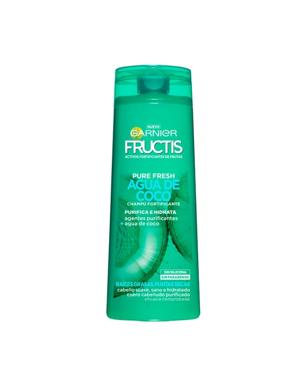 Fructis Pure Fresh Kokoswasser stärkendes Shampoo 360 ml von Garnier