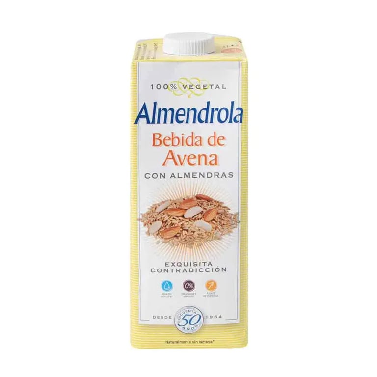 Bebida De Avena Con Almendras