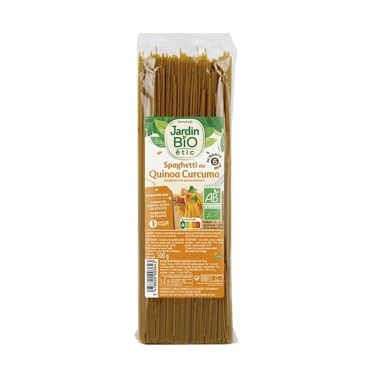 Spaghettis Quinoa Et Curcuma Bio