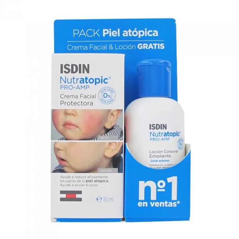 Nutratopic Pro-Amp Crème Visage + Lotion Offerte
